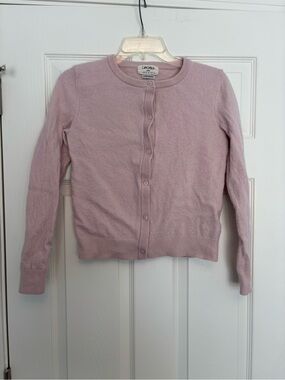 Light Pink Wool/Cashmere Cardigan